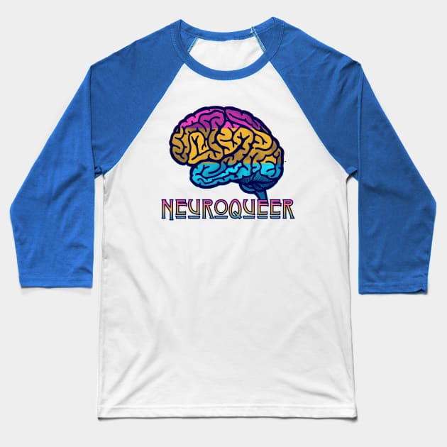 Neuroqueer Pan Baseball T-Shirt by LondonAutisticsStandingTogether